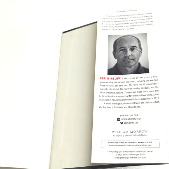 Din Winslow The Border A Novel  Cartel and The Power Of The Dog - Picture 6 of 6